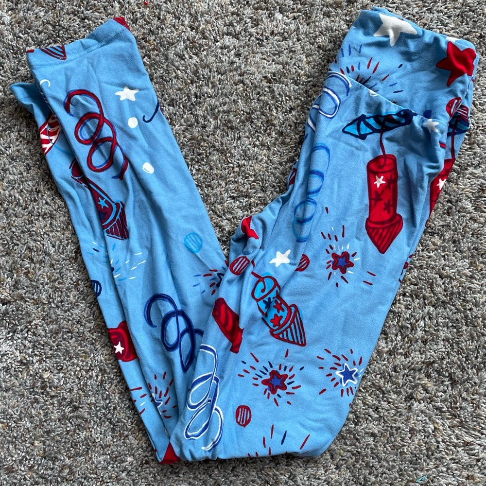 Tween 4th of July leggings!
